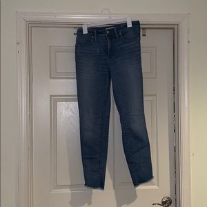 Madewell 10” High Rise Skinny Jeans: Tulip-Hem